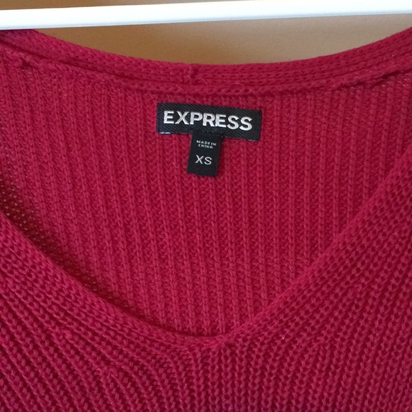 Oversized Red Express Sweater - Picture 2 of 3
